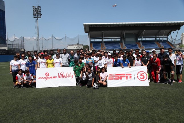 Philam Life Kicks Football Clinic Into Higher Gear With Tottenham Hotspur Coaches