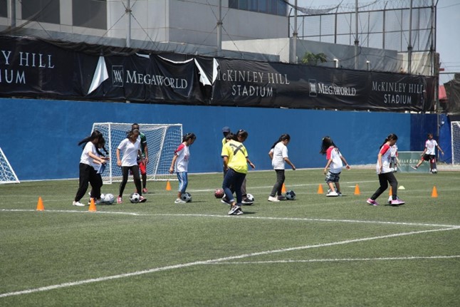 Philam Life Kicks Football Clinic Into Higher Gear With Tottenham Hotspur Coaches